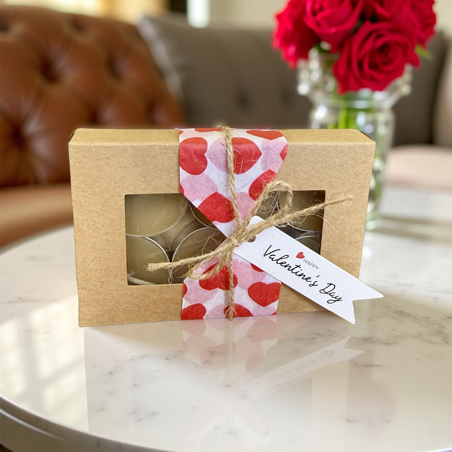 Valentines Day Tealight Candles (Standard Size)