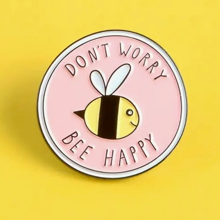 Bee Happy Pin