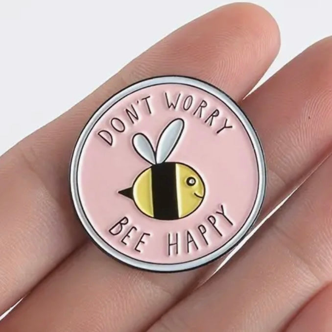 Bee Happy Pin