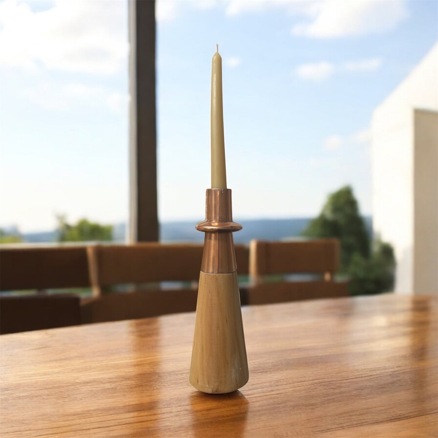 Pure beeswax Taper Candle