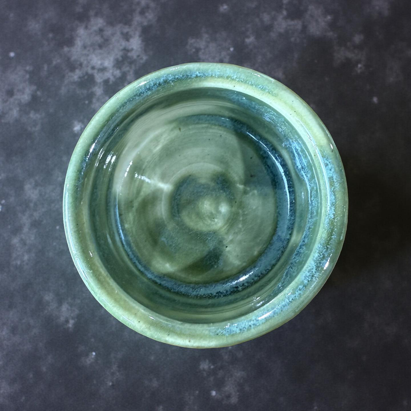 “Theodora” Pottery Tall Tea Light Beeswax Candle Holder and Pack of 6 candles