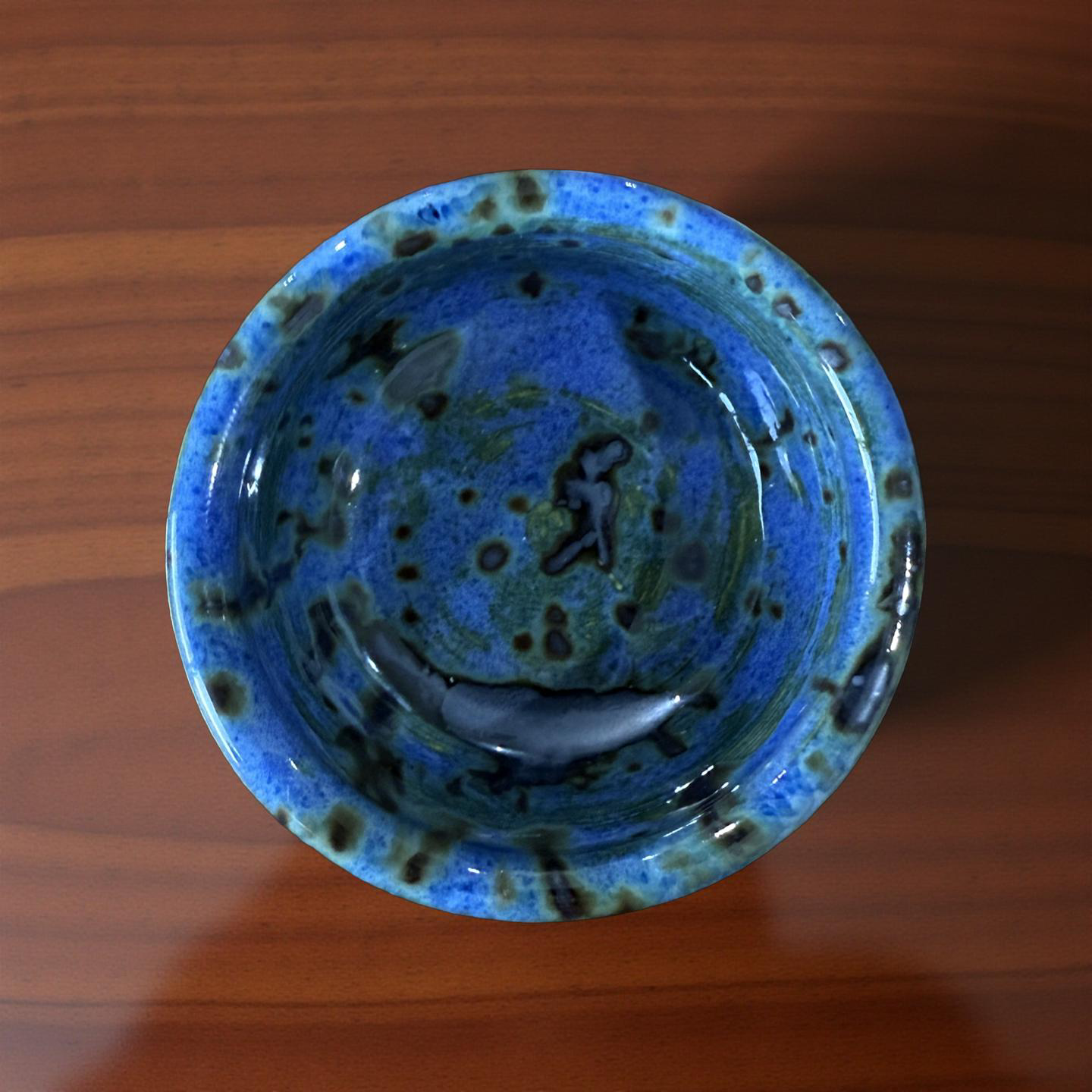 “Hazel” Pottery Tall Tea Light Beeswax Candle Holder and Pack of 6 candles