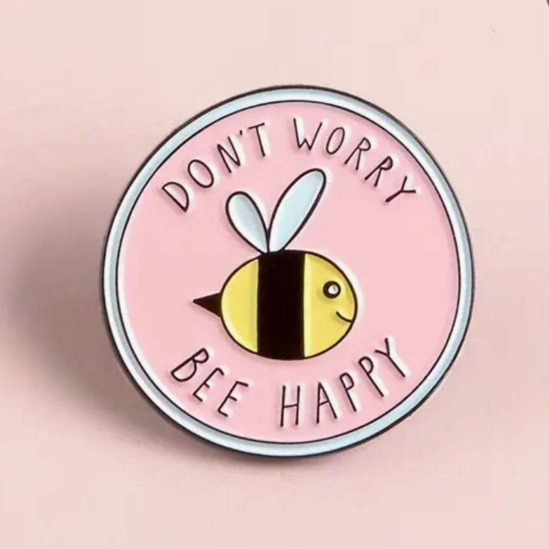 Bee Happy Pin