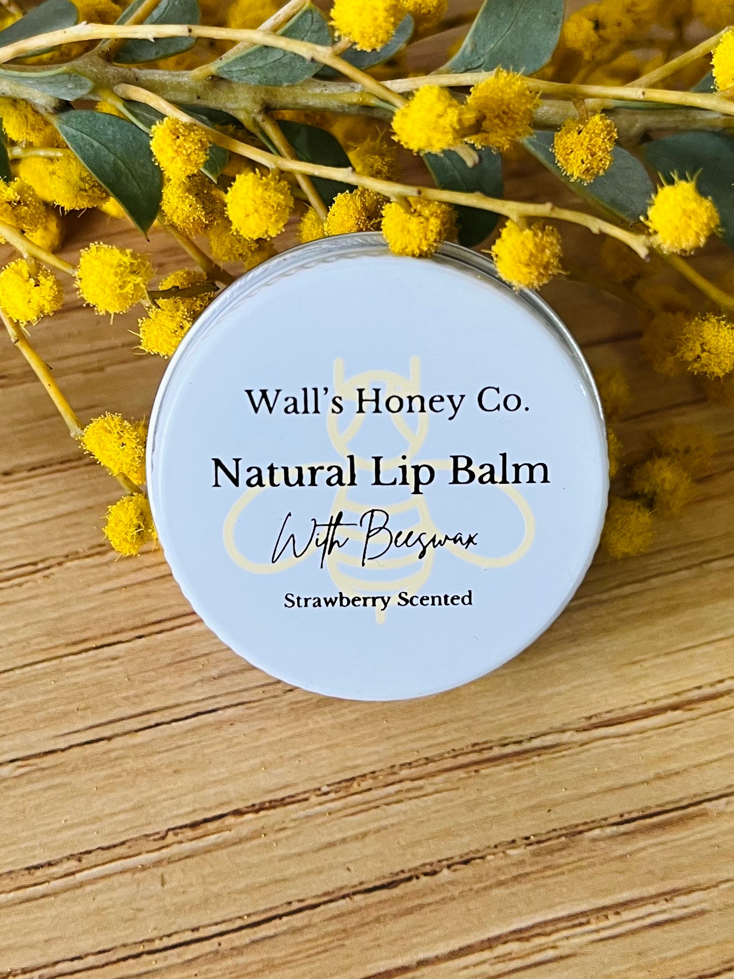 Natural Lip Balm with Beeswax