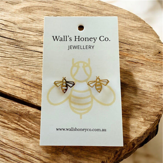Goldie Bee (Stainless Steel - 4 finishes) Earrings