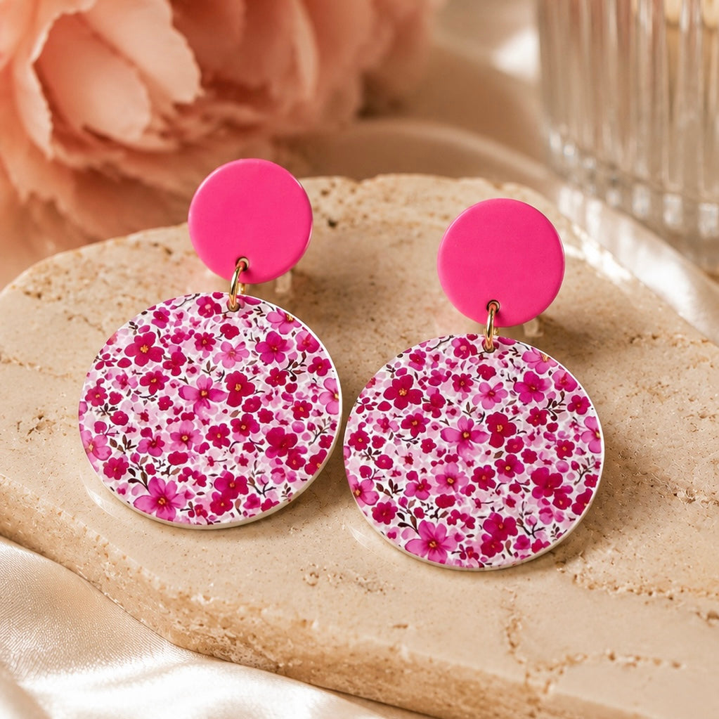 Rose Confetti Earrings