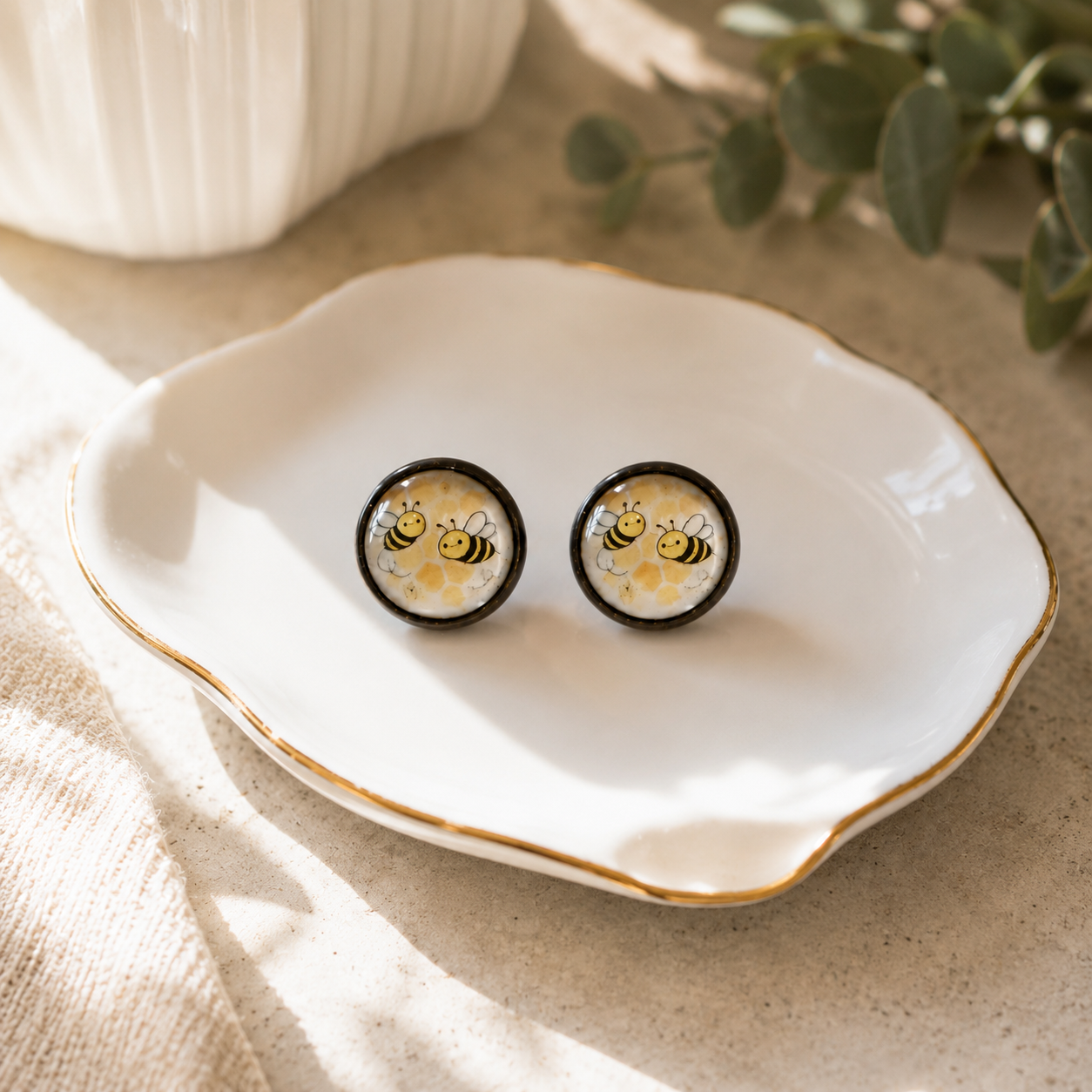 Bumble Buddy Stud Earrings