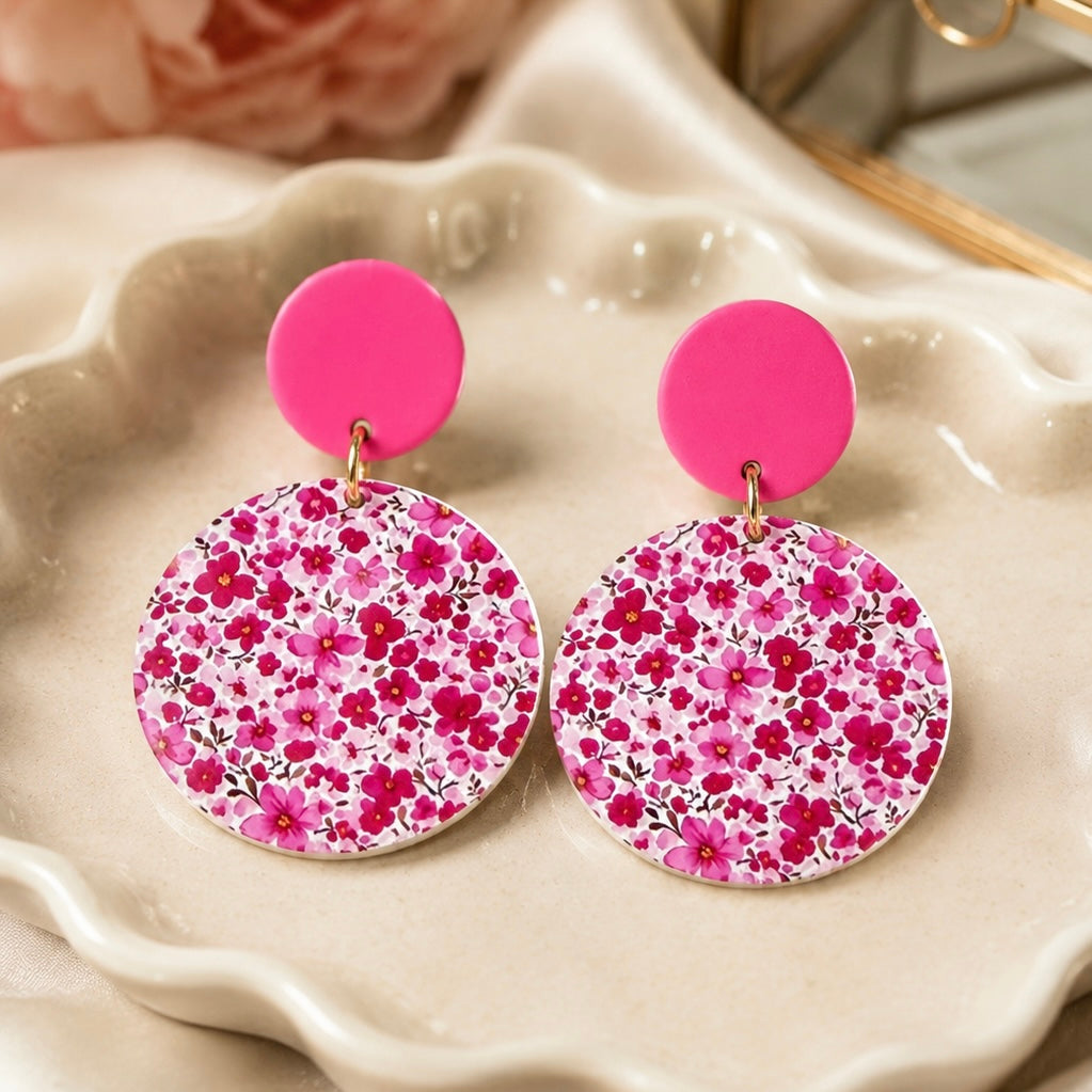 Rose Confetti Earrings