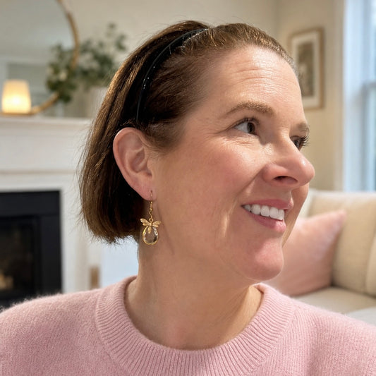 Bee Drop Costume Earrings