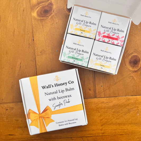 Lip Balm 4 Pack Sampler Gift Box