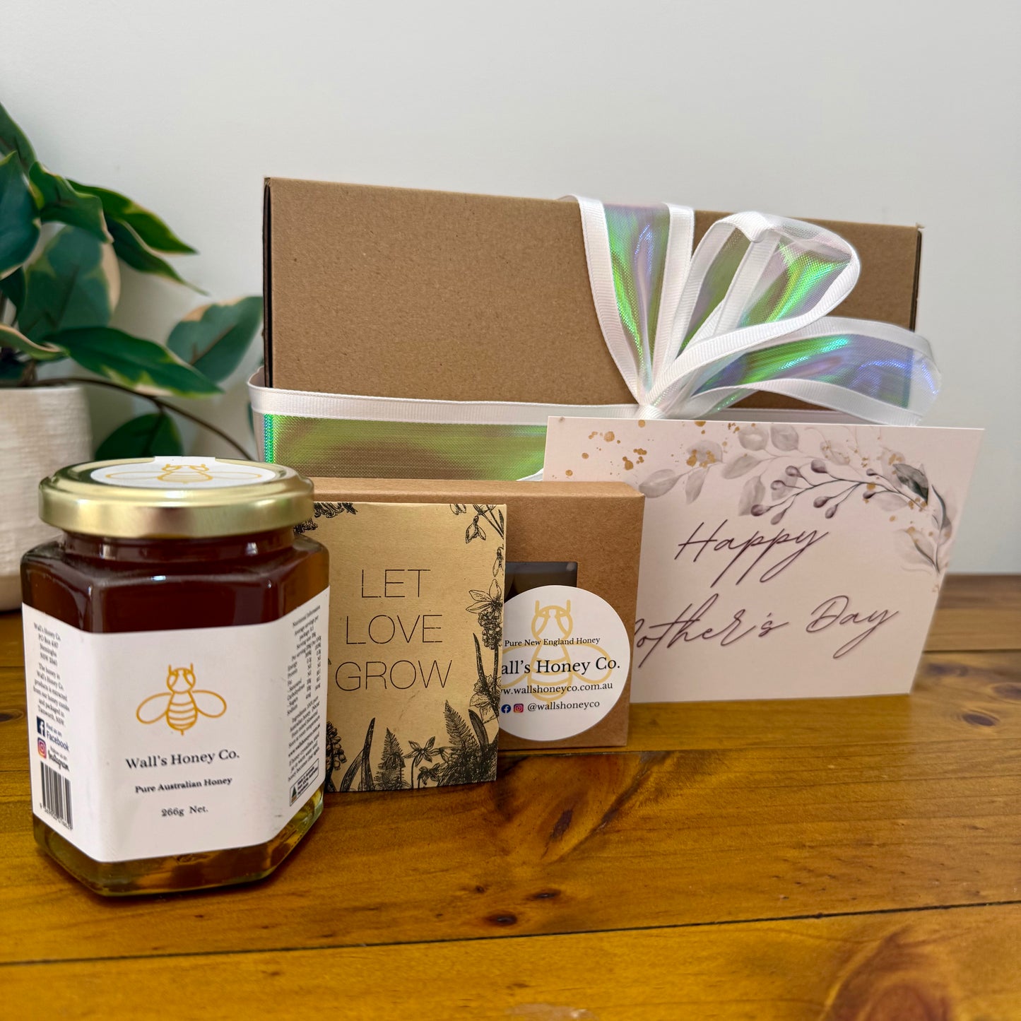 Mothers Day Honey, Tea light & Seed Gift Box
