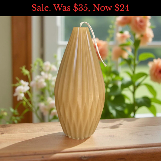 Sale - Geoglow Beeswax Candle