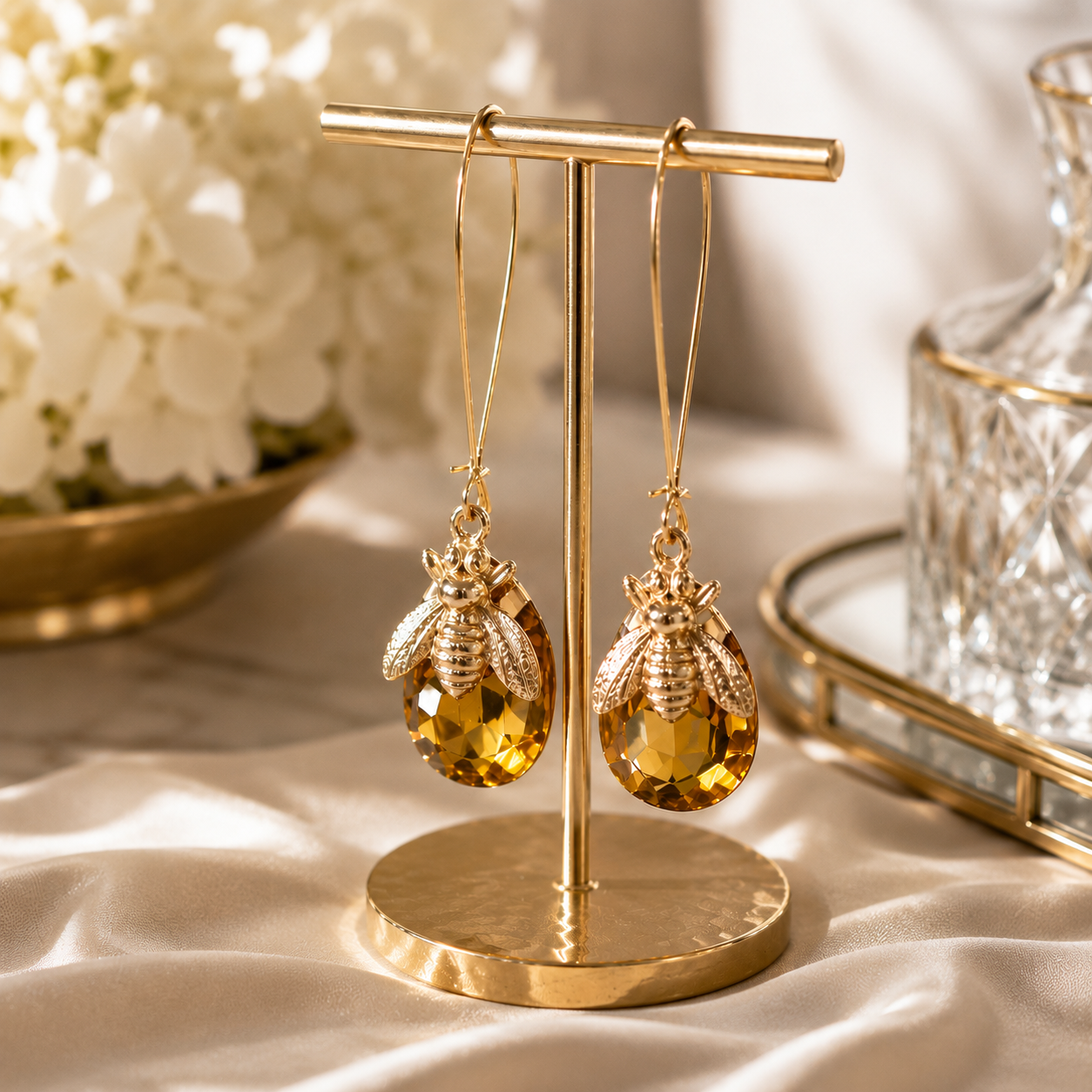 “Honey Drop” Earrings