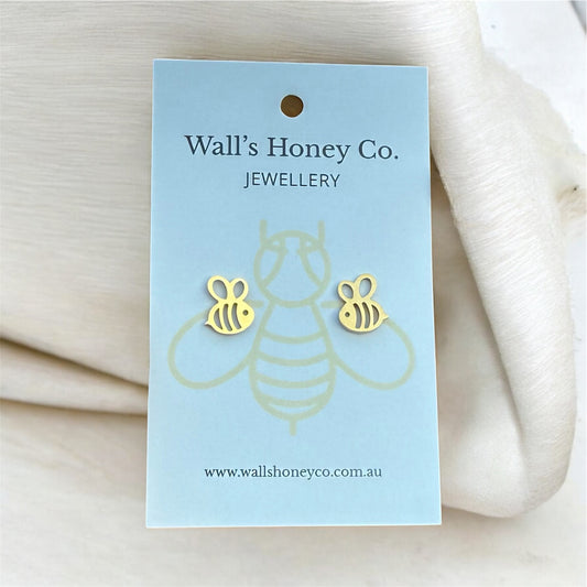 Sunny Bee (Stainless Steel - 4 finishes) Earrings