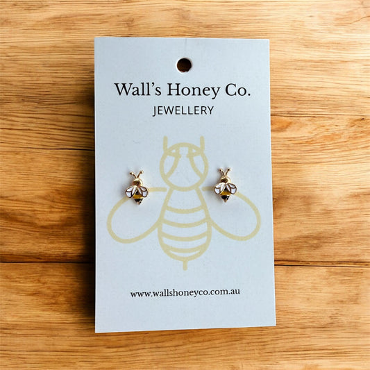 Tiny Bee Earrings