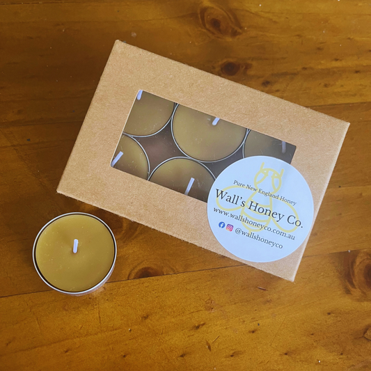 Beeswax Tea Light Candles (standard size)