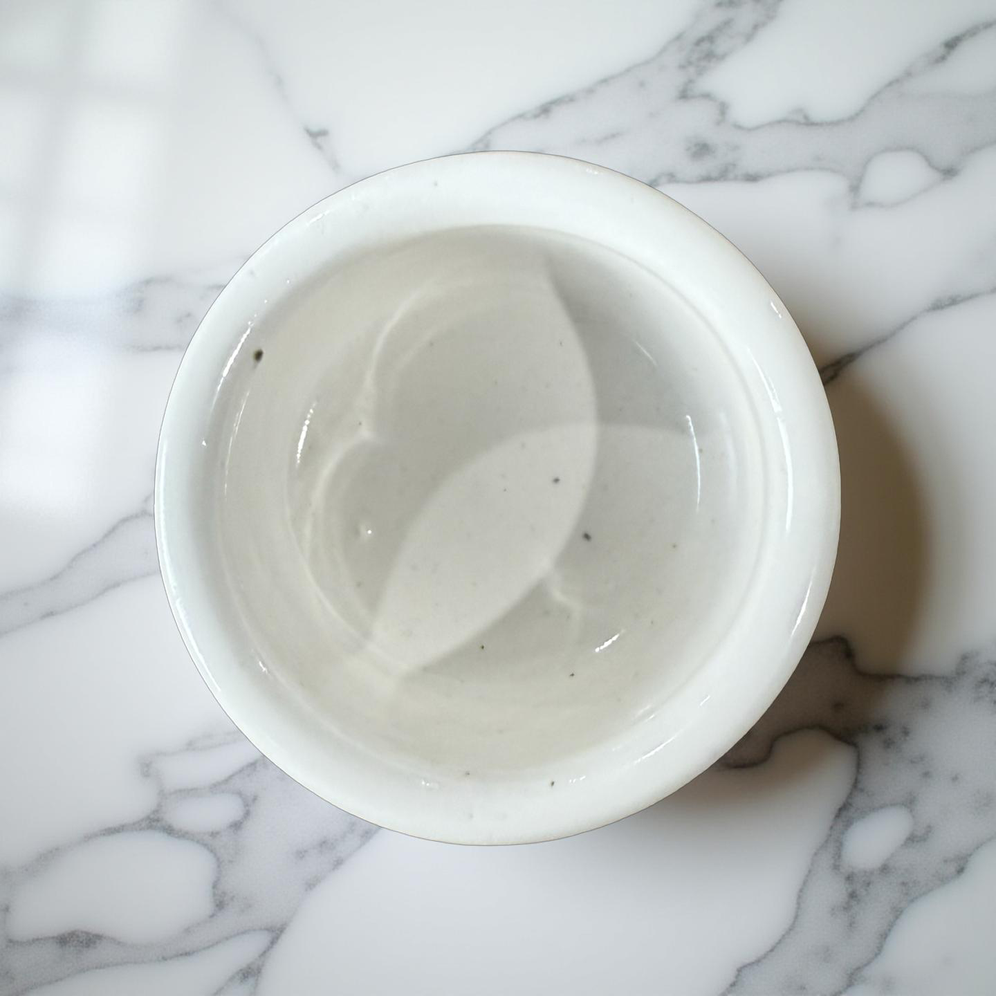 “Willow” Pottery Tall Tea Light Beeswax Candle Holder and Pack of 6 candles