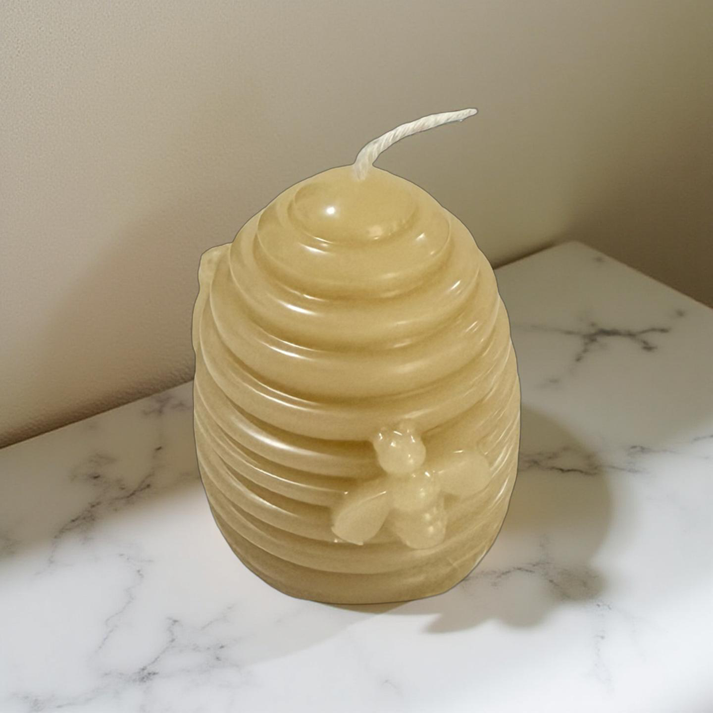 Bee Hive Beeswax Candle