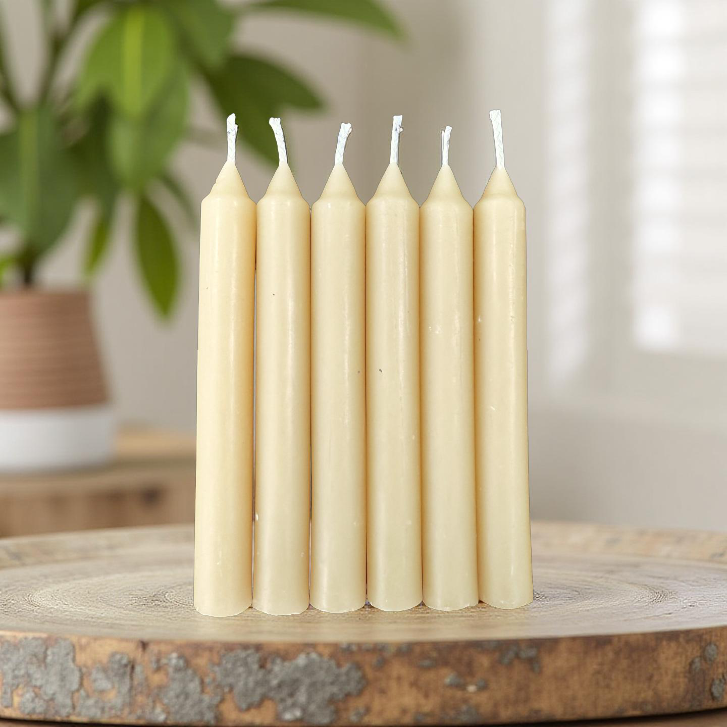 12cm Taper Beeswax Candles