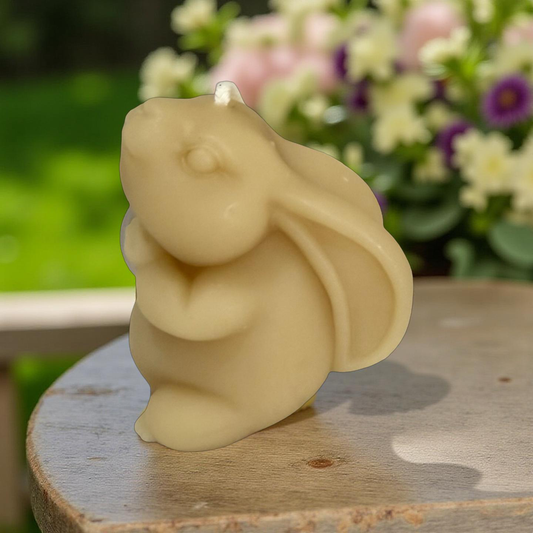 Beeswax Bunny Candle “Honeyhop”