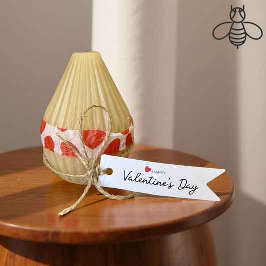 Valentines Day Pear Lumiére Pure Beeswax Candle