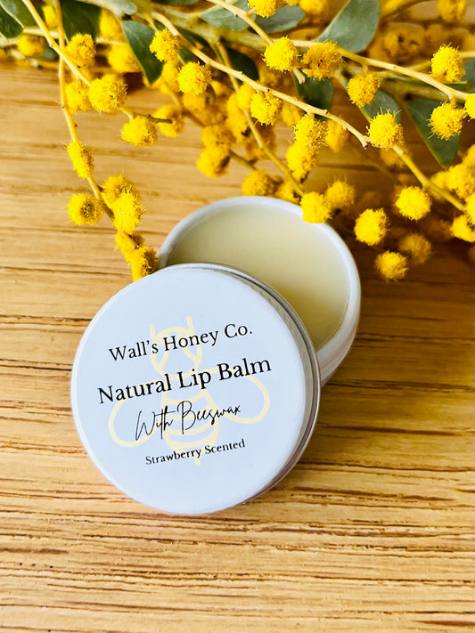 Natural Lip Balm with Beeswax